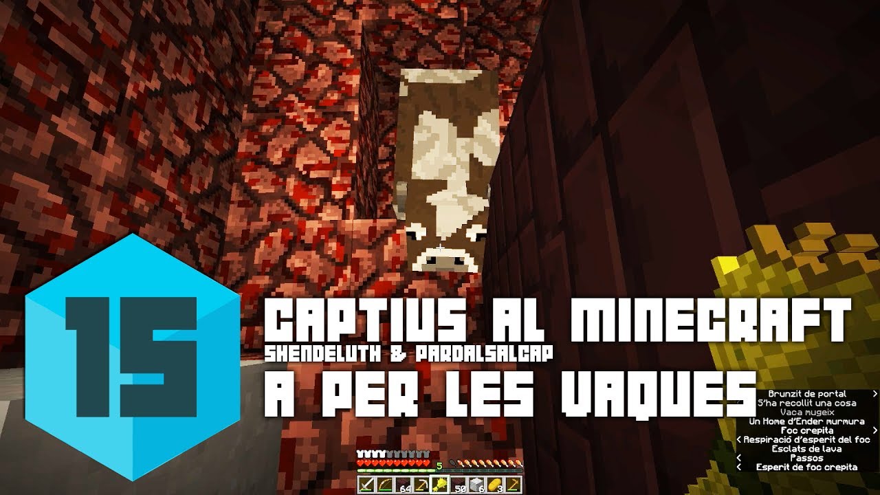 Captius a Minecraft #15 A per les vaques - Captive Minecraft en català de Urgellencs Emprenyats