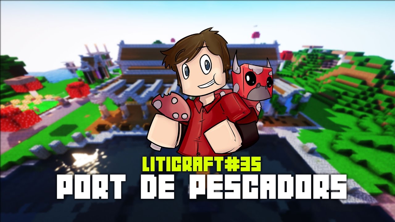 Liticraft #35 Port de pescadors - Minecraft 1.11 en català de ObsidianaMinecraft