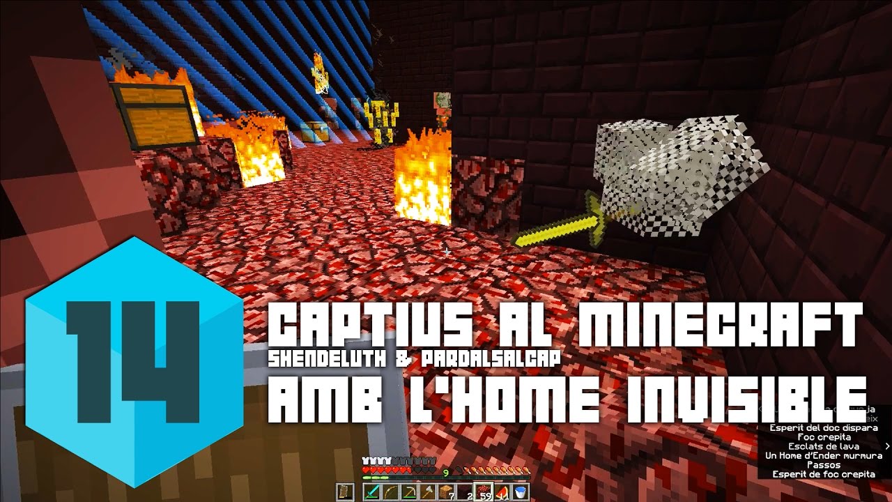 Captius a Minecraft #13 Amb l'home invisible - Captive Minecraft en català de ObsidianaMinecraft