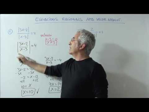 Equacions racionals amb valor absolut ( I ) de Xavi Mates