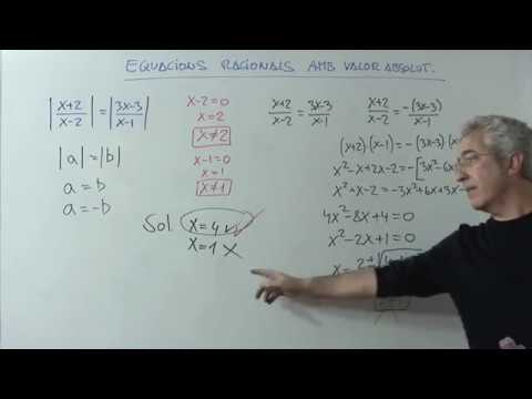 Equacions racionals amb valor absolut ( II ) de LluisMonfa