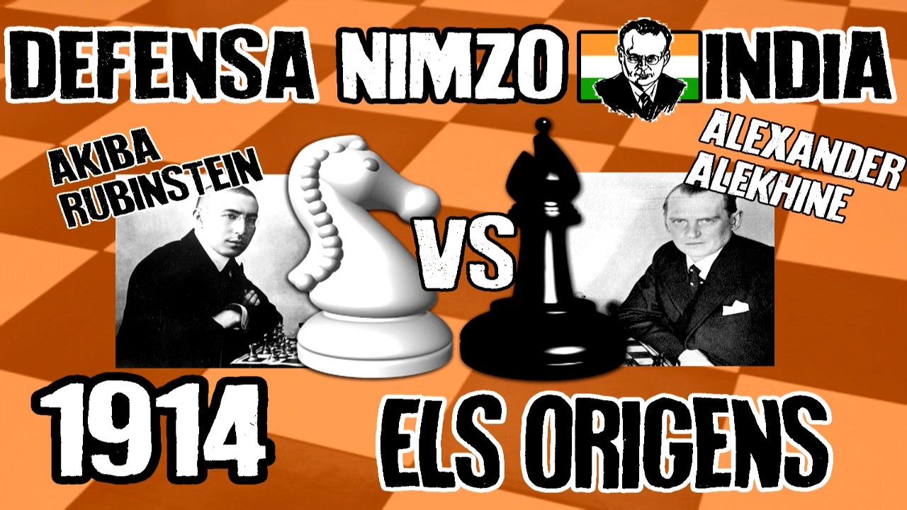 Akiba Rubinstein vs Alexander Alekhine (1914) Els orígens de la defensa Nimzo-India de Escacs en Català