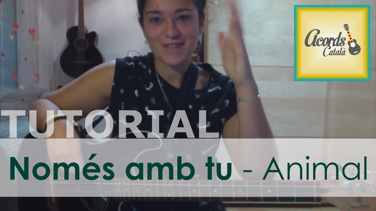 Tutorial per guitarra: "NOMÉS AMB TU - Animal" de Xavi Mates