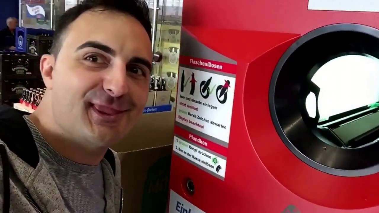 La máquina que et dona diners per botelles buides a Alemania !!!! de Xavalma