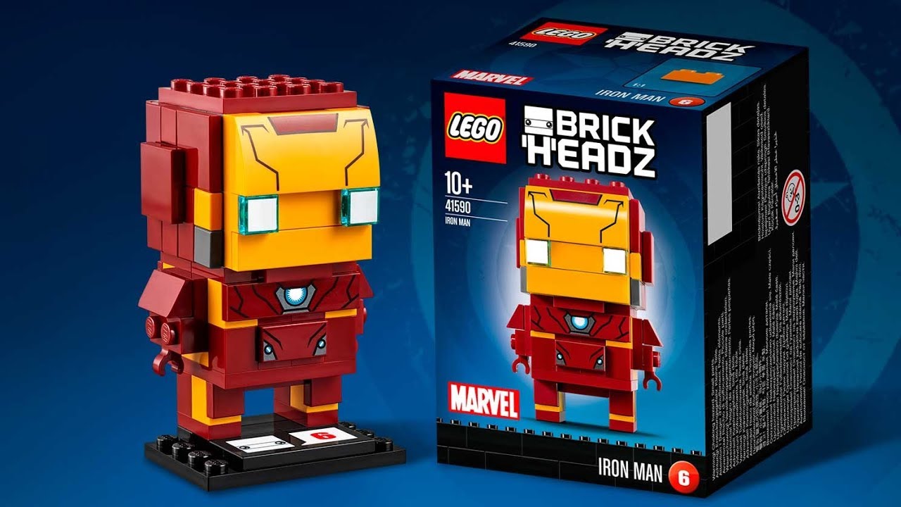 LEGO BRICK HEADZ Ironman - Set 41590 - #YoutubersCatalans de Fredolic2013