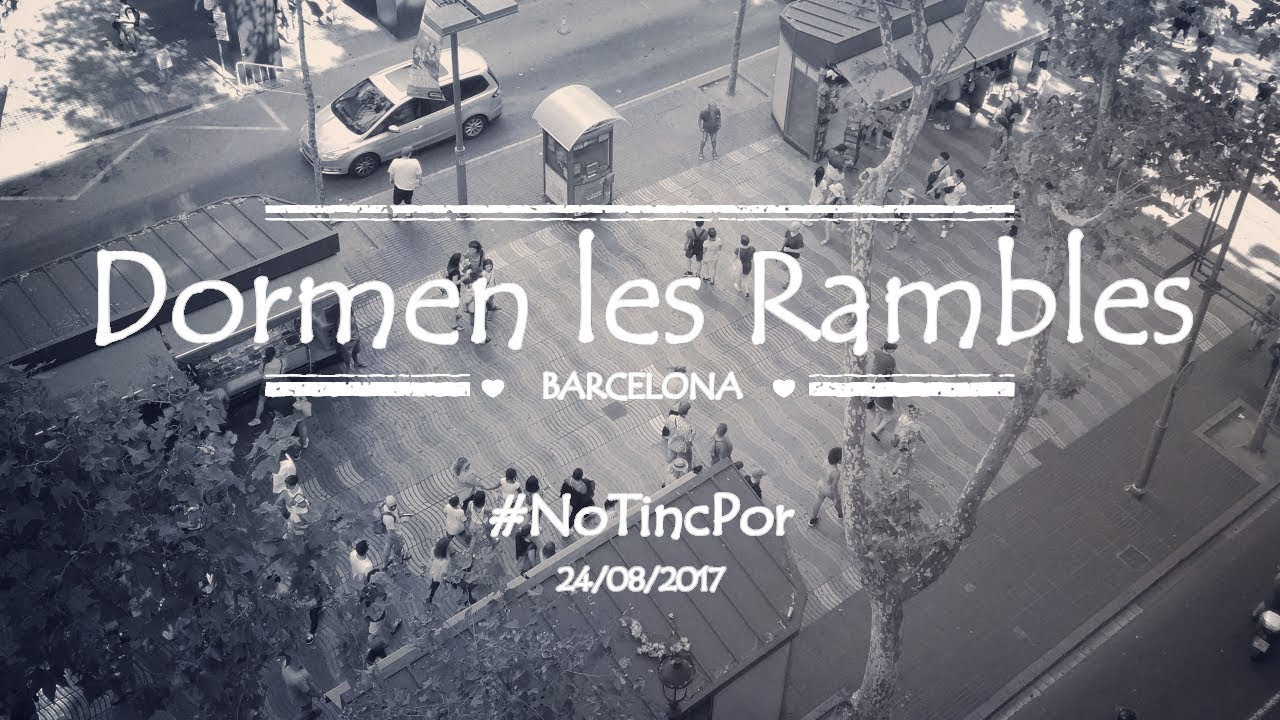 Dormen les Rambles (Barcelona) #Notincpor de Nel Produccions