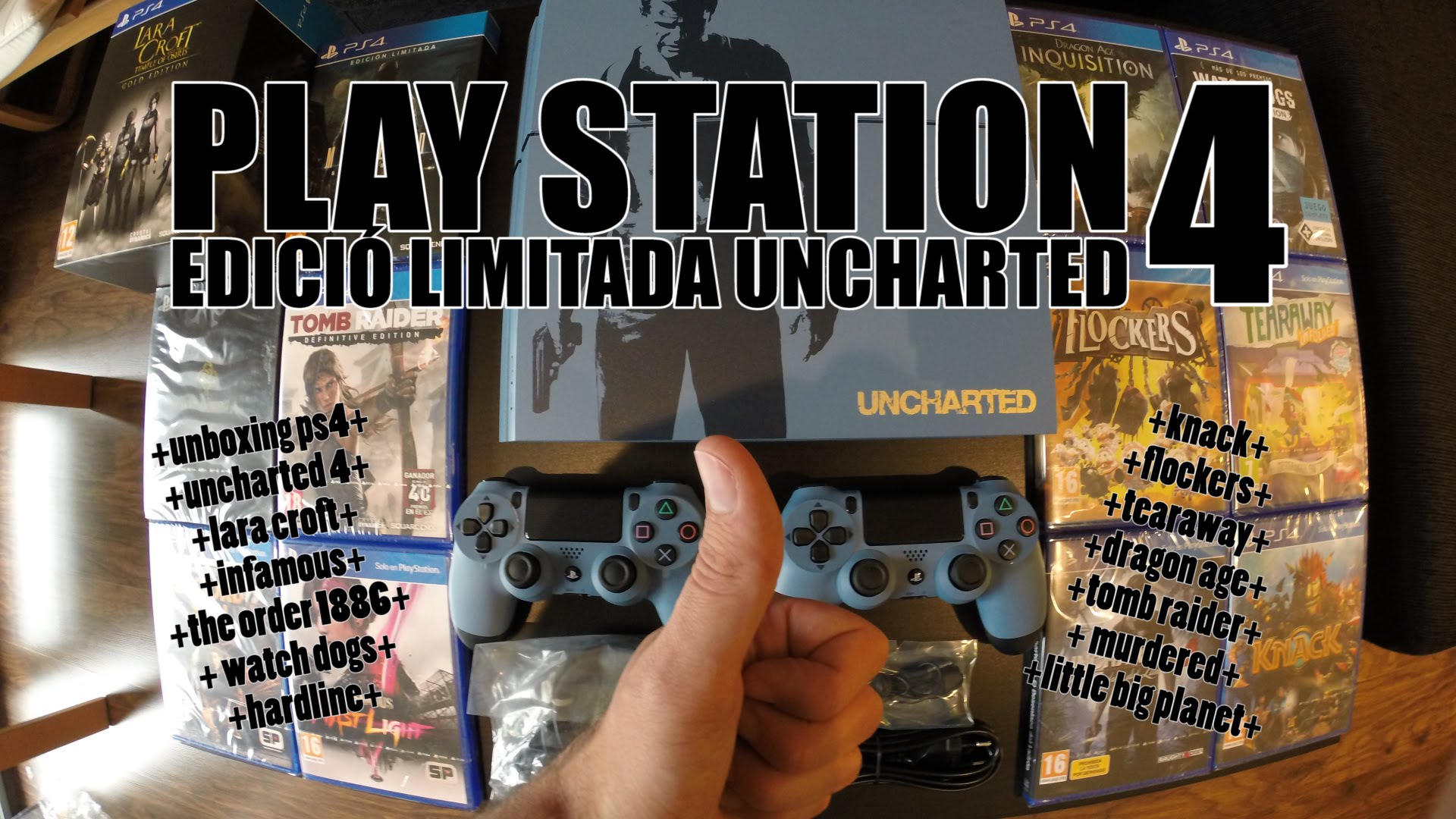 Unboxing #PS4 Edició Limitada #Uncharted4 i altres jocs... de La pissarra