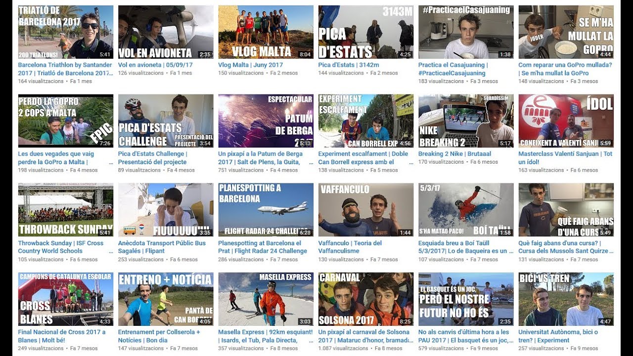 1 any a YouTube | Molt content! de La pissarra