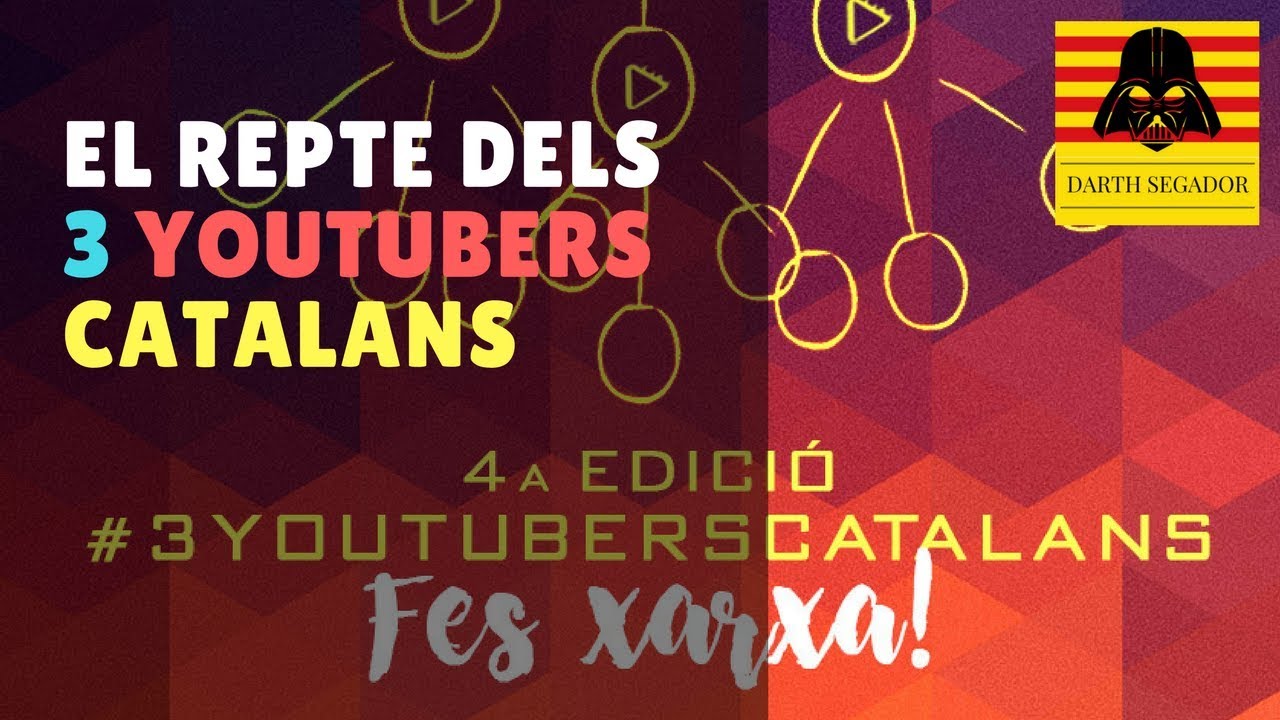 El repte dels 3 youtubers catalans | Darth Segador de ParlemDeCiència