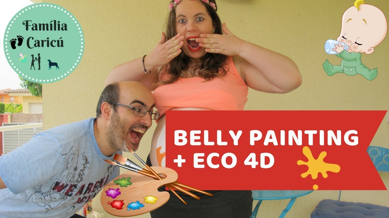 BELLY PAINTING 30 SETMANES+2a ECO 4D ROC de Miquel Serrano DE POBLE