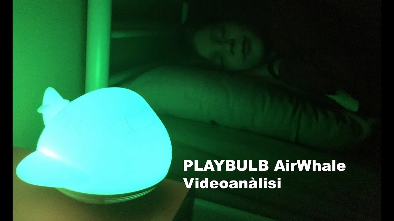 VIDEOANÀLISI - PLAYBULB AirWhale. Llum de nit amb altaveu bluetooth de els gustos reunits