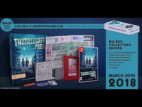 [NTH UNBOXING] Edició Limitada Thimbleweed Park (Limited Run Games) de Dev Id