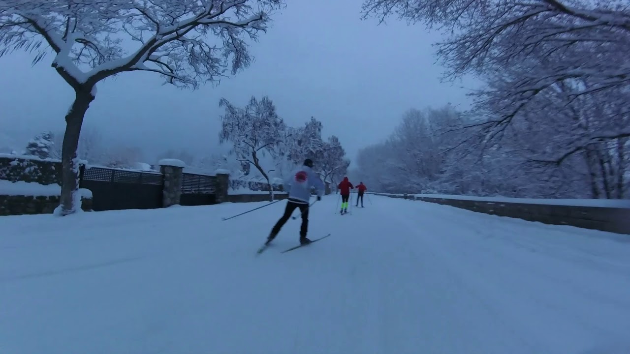 Esquiant per la Seu d'Urgell 23-1-19 de Aina Monferrer