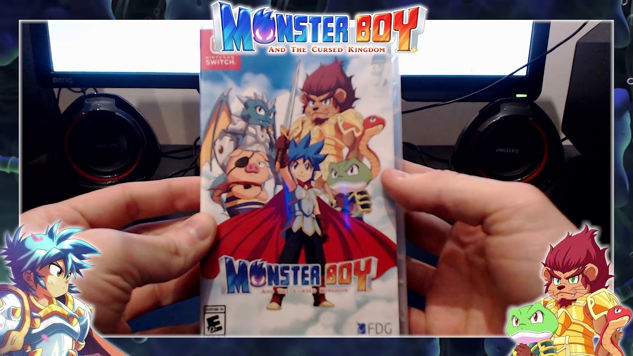 [NTH UNBOXING] Monster Boy and The Cursed Kingdom (Nintendo Switch) de NintenHype cat