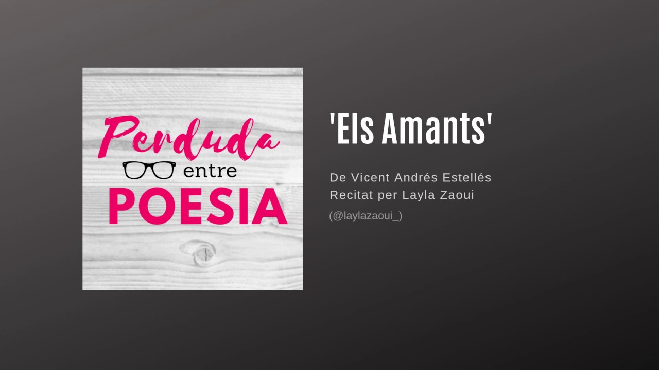 PERDUDA ENTRE POESIA | 'Els amants' de Vicens Andrés Estrellés de GamingCat