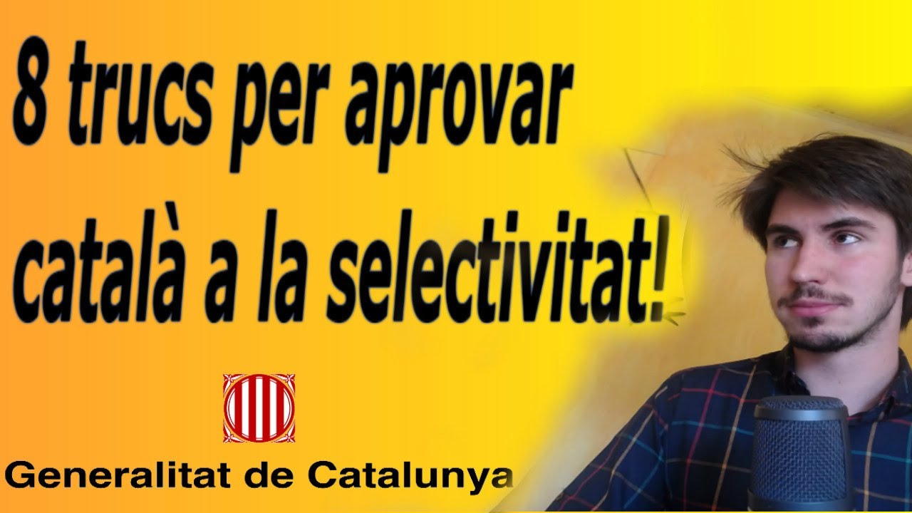 APROVAR català a la SELECTIVITAT: 8 faltes que has d'evitar! de GERI8CO