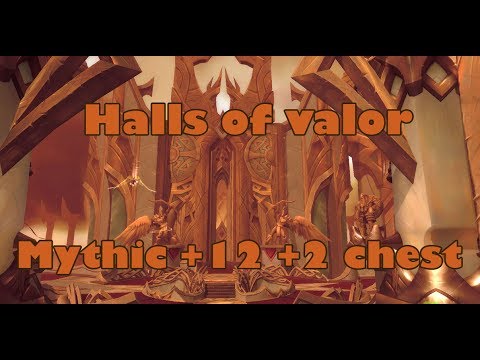 Halls of valor 12 Mythic + 2 chest - Pov Druid Restoration de Nil66
