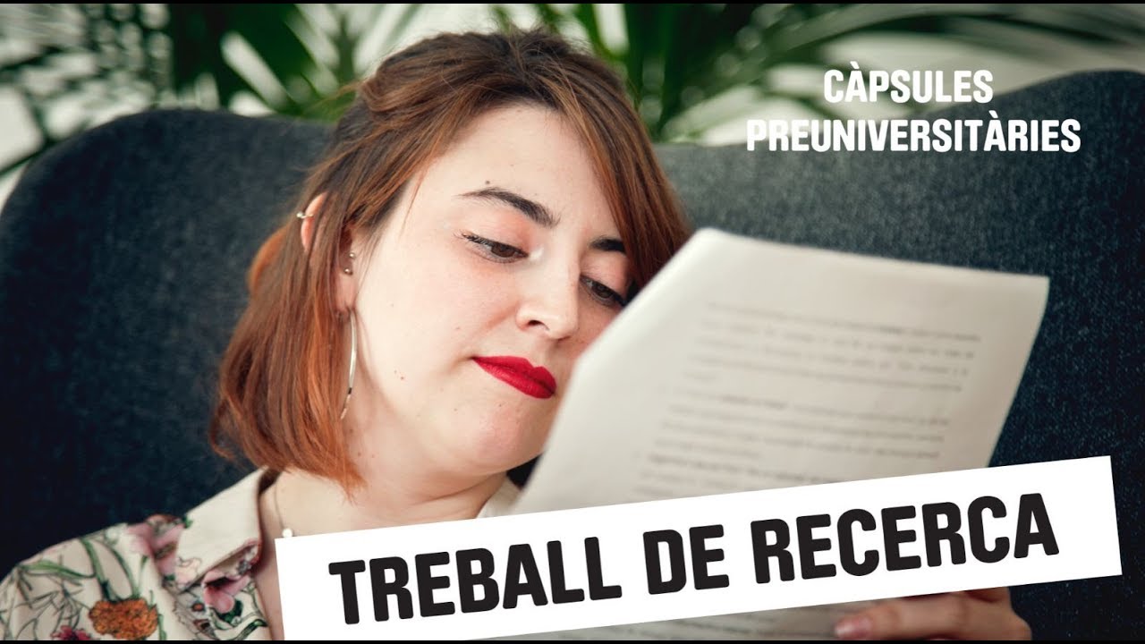 Com fer la presentació escrita del Treball de Recerca? - Càpsules Preuniversitàries de CatalansGaming