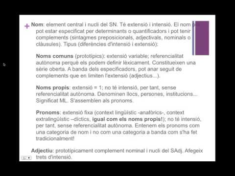 Sintaxi Catalana III: Categories nominals i no nominals (excepte el verb) de Aina Monferrer