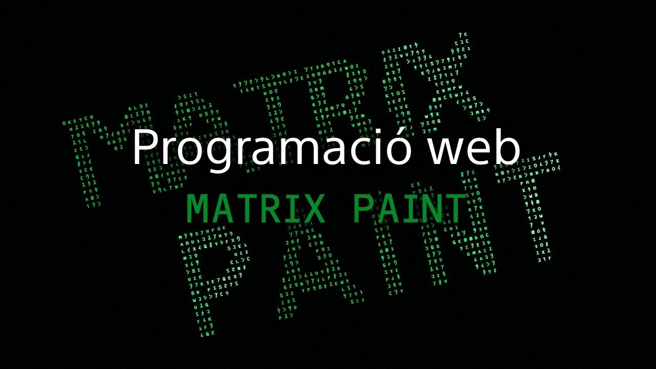 matrix paint - jquery css3 html5 de Emma Tomàs