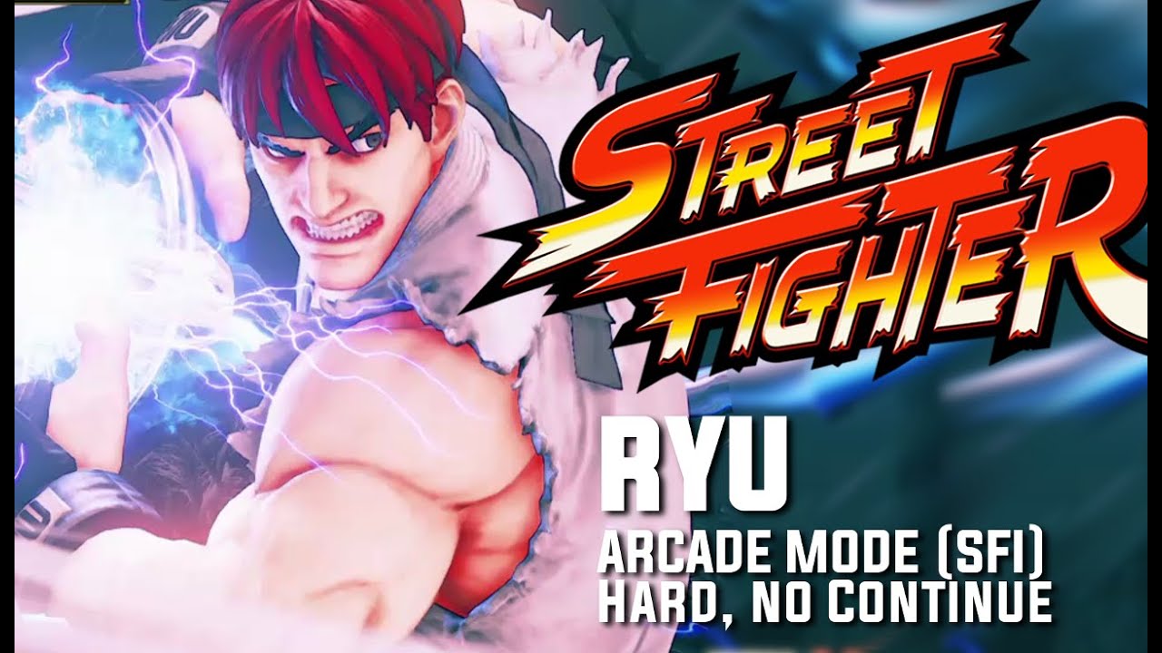 SFV: Ryu, Arcade Mode (SFI Path). HARD, NO CONTINUE. de Retroscroll