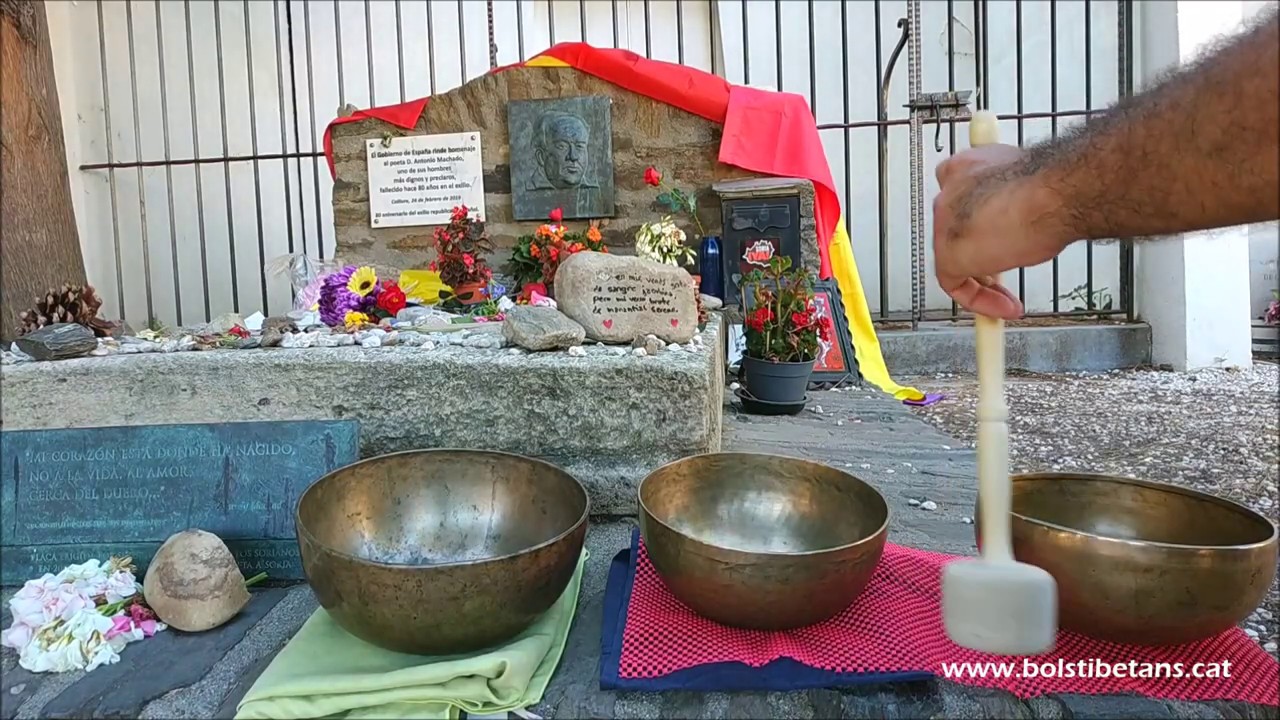 Homenatge a Antonio Machado amb Bols Tibetans de Les coses del Roger