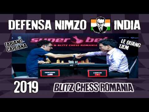 Le Quang Liem vs Fabiano Caruana (2019) Defensa Nimzo-India de Parlem d'Economia