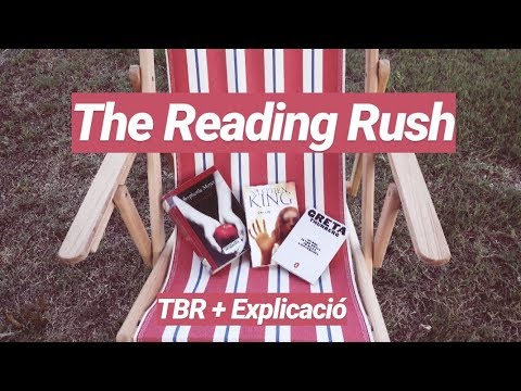 The reading rush - TBR + Explicació de Xavi Mates