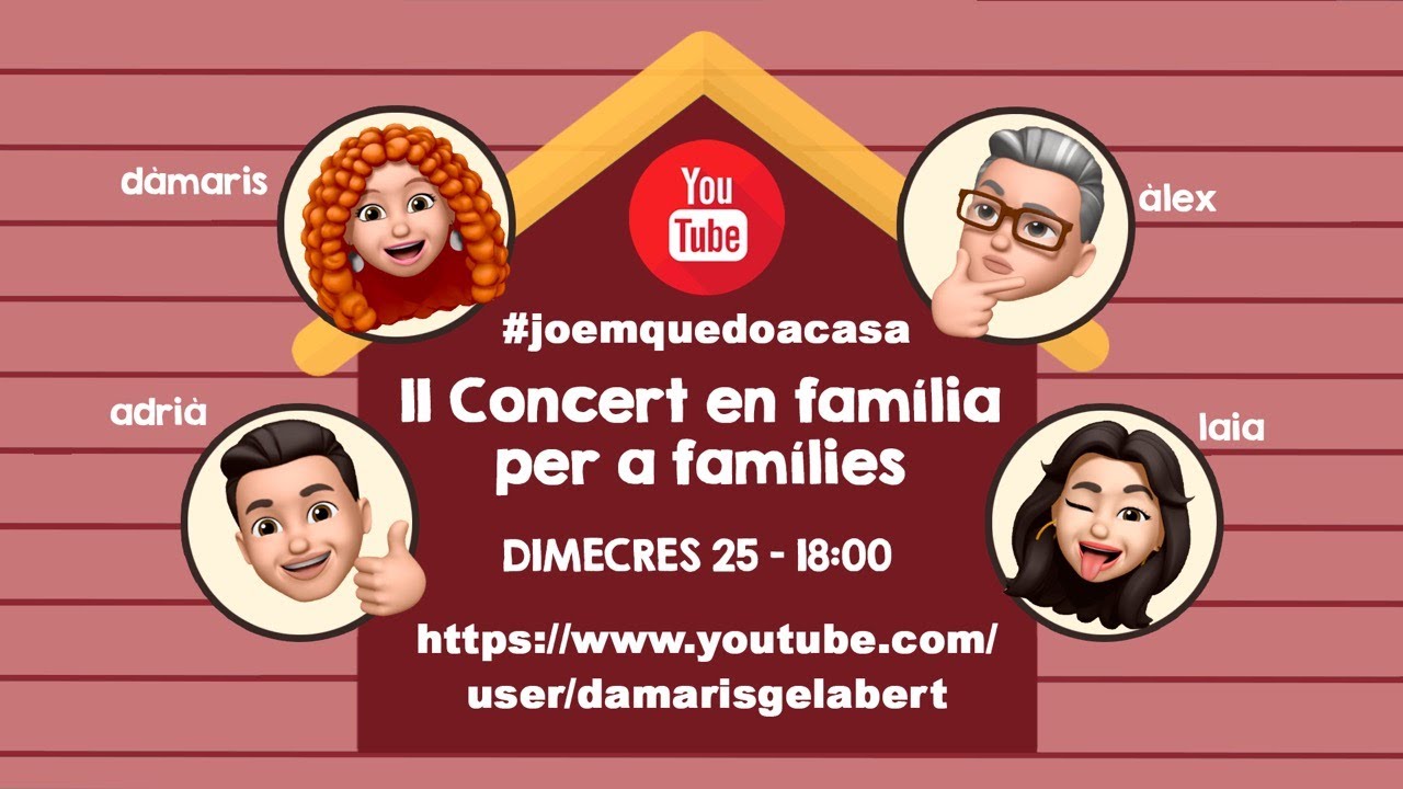 II Concert en família per a famílies de Aina Monferrer