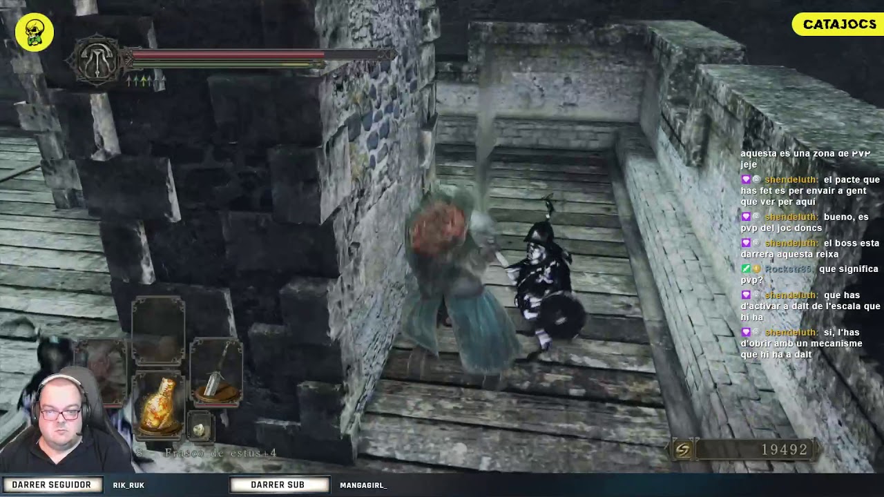 [CAT] Dark Souls II | Gàrgoles del campanar | PS4 de La pissarra
