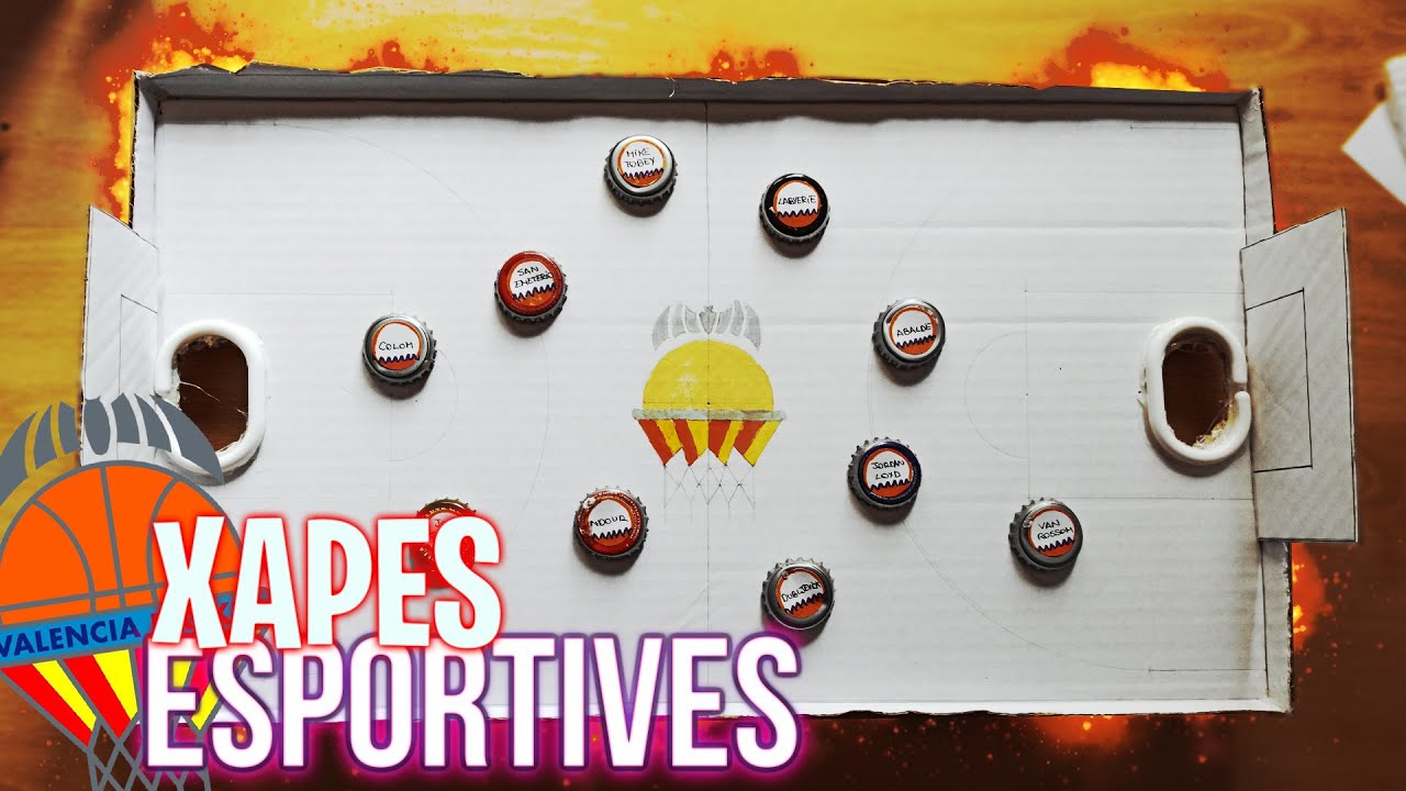 XAPES de BÀSQUET del Valencia Basket XAPES ESPORTIVES #SempreTeuaACasa de Llet i Vi