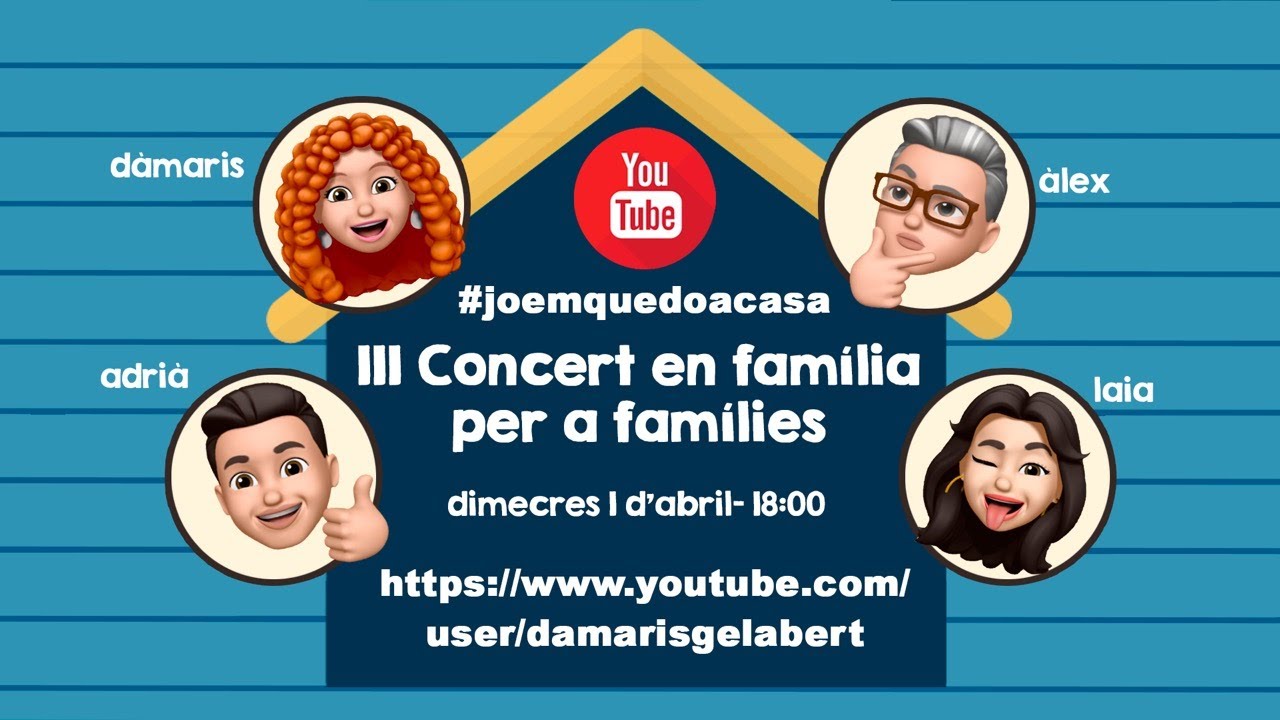 III Concert en família per a famílies de Dàmaris Gelabert