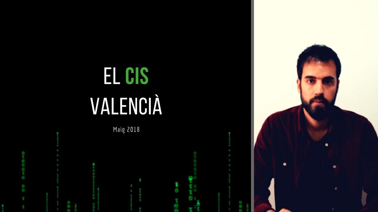 El CIS Valencià | Maig 2018 de CoCcatalunya2014