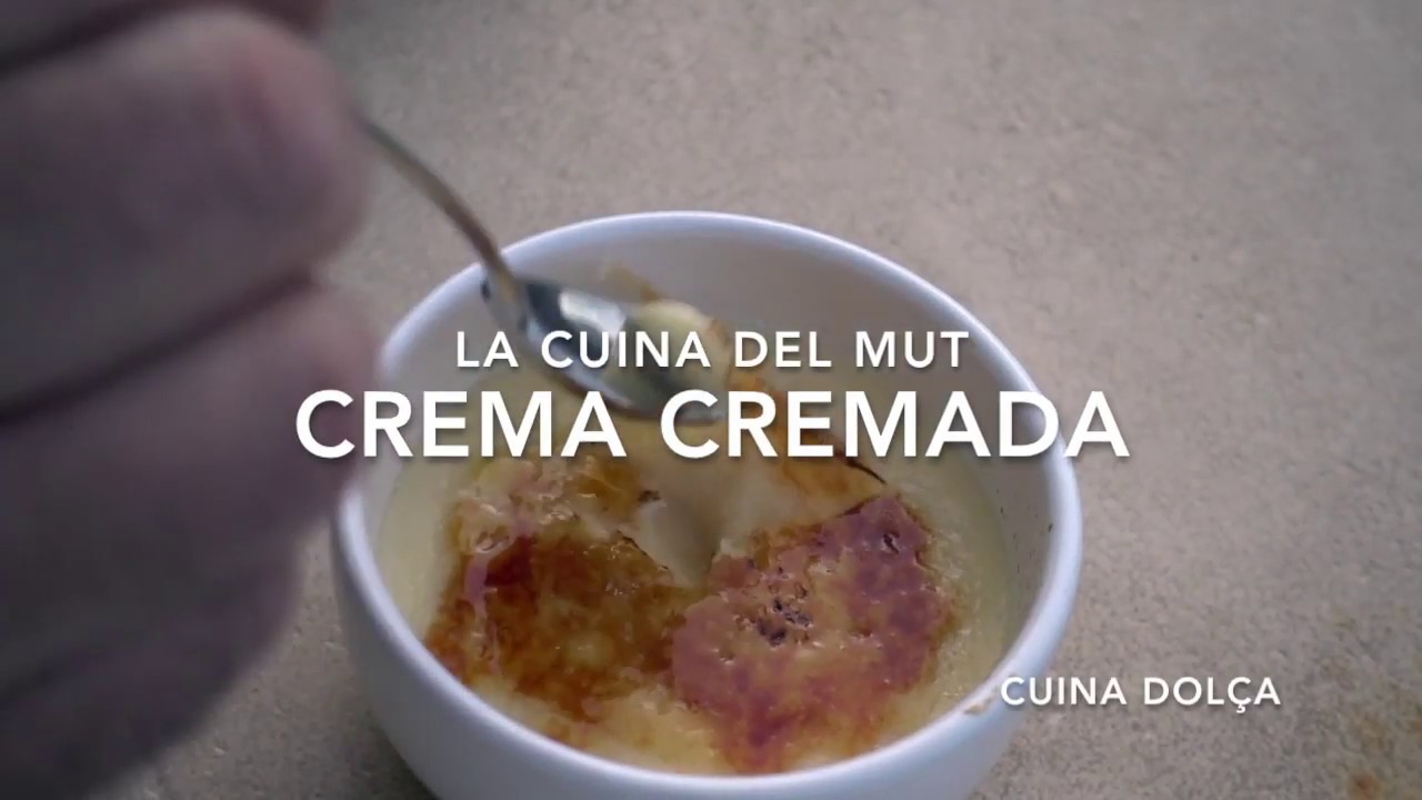Crema cremada o Crema catalana de El cuiner mut