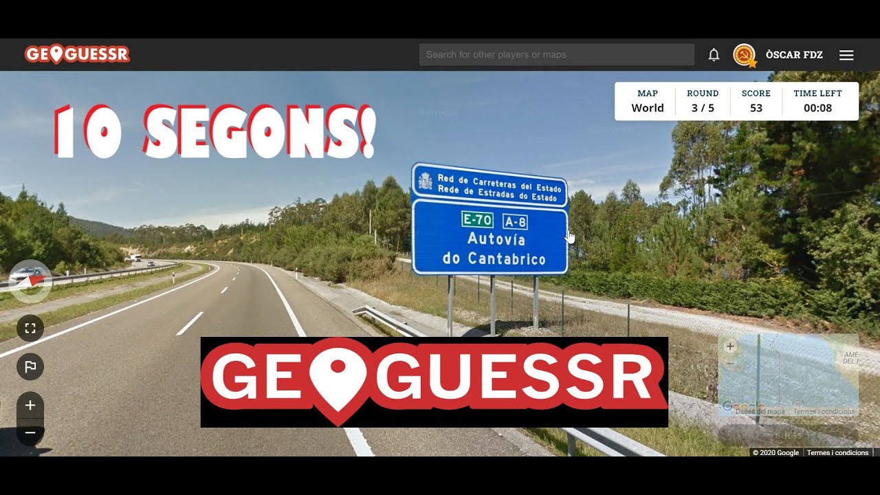 GeoGuessr - WORLD - 10 SEGONS - #1 de Paraula de Mixa
