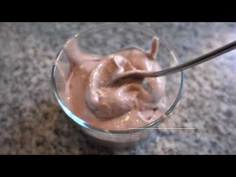 Gelat de plàtan i xocolata - banana chocolate ice cream - Monsieur Cuisine Connect de El cuiner mut