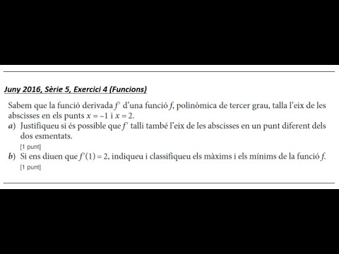 Juny 2016 Sèrie 5 exercici 4 (Funcions) de Xavi Mates