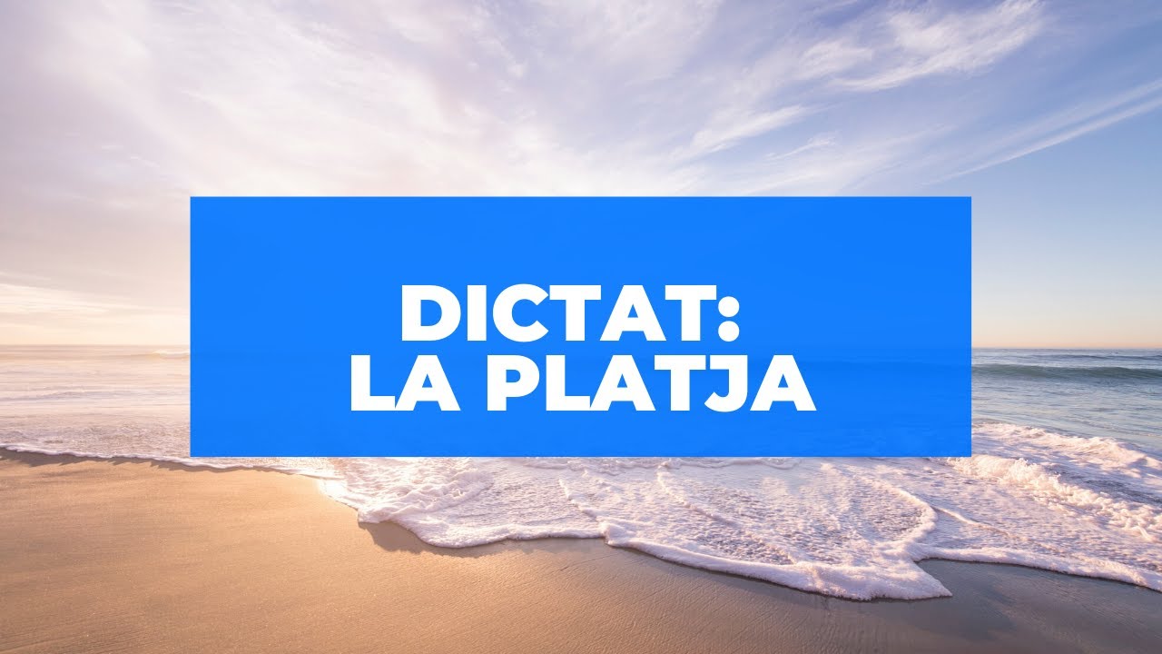 Dictat valencià La platja de Aprén valencià en línia