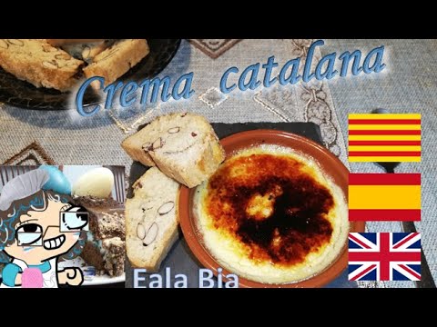 Recepta de CREMA CATALANA en català amb indicacions en Español and English!!! by EALA BIA de Eala Bia