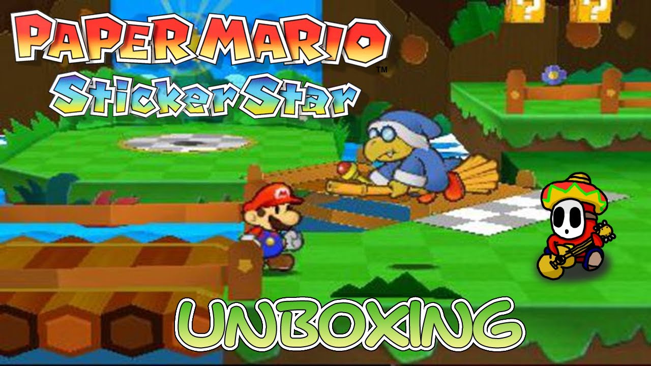 Unboxing | Paper Mario: Sticker Star para 3DS de Rik_Ruk