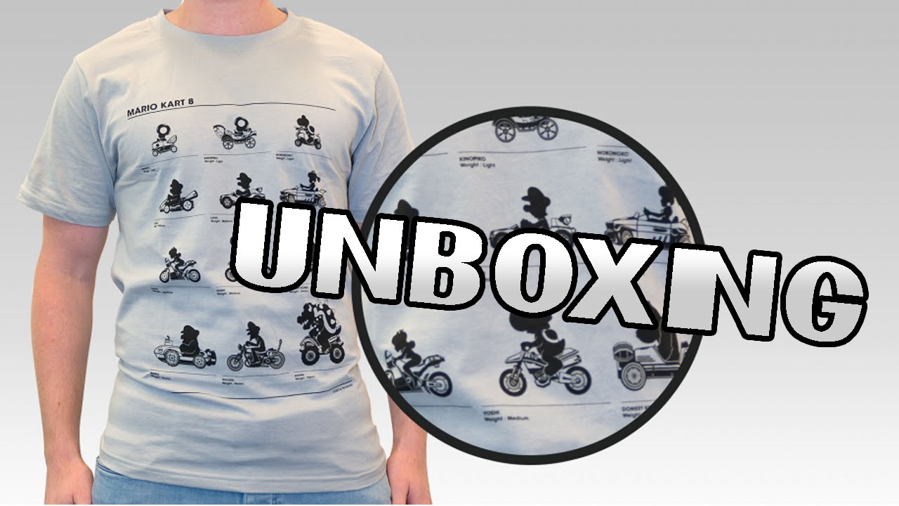 Unboxing: Camiseta Mario Kart 8 - Club Nintendo de Atunero Atunerín