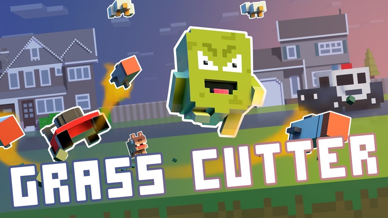 Jugant a Grass Cutter - Mutated Lawns per a Nintendo Switch! de Marxally