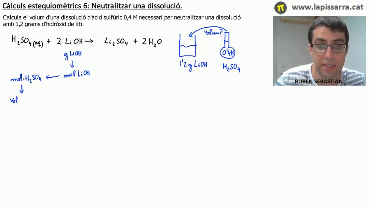 Càlculs estequiomètrics 6: Neutralitzar una dissolució de Fredolic2013