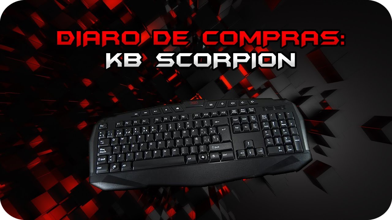 Diario de compras: Teclado Gaming KB 3GO Scorpion de Marxally