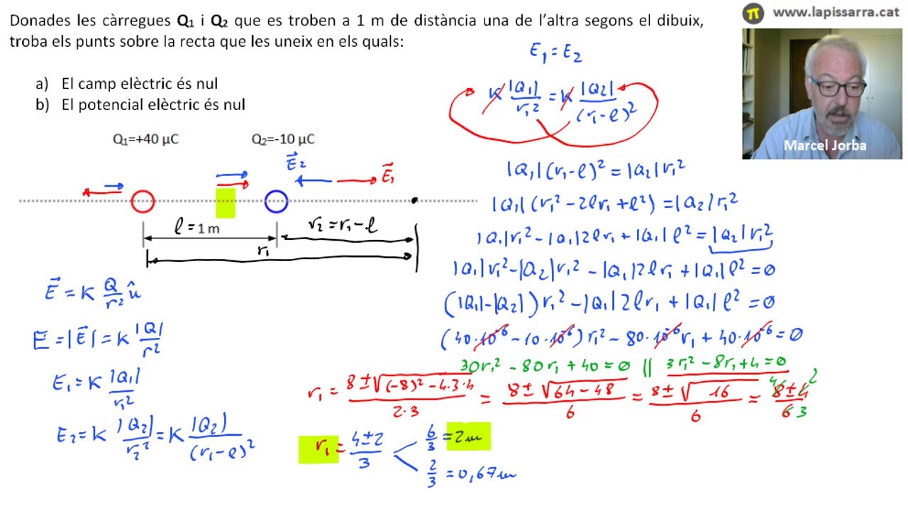 Camp i potencial elèctric (exemple) (I/II) de Xavi Mates