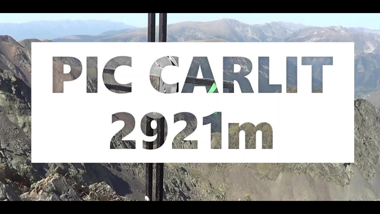 El repte del PIC CARLIT 2921m. de Jos