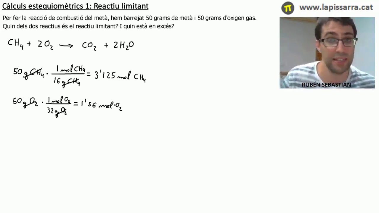 Càlculs estequiomètrics 1: Reactiu limitant de Enric Pizà
