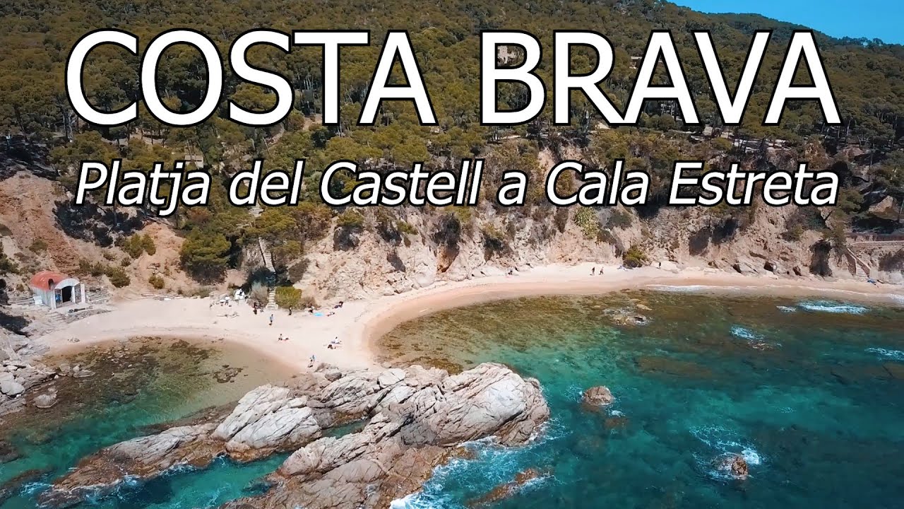Costa Brava, camí de ronda, platja Castell a cala Estreta. de Les Trèsfou