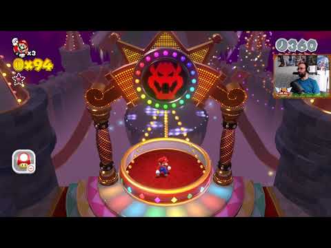 Super Mario 3D World Gameplay #17 Mon 8 Bowser (part 3) de Shendeluth Play