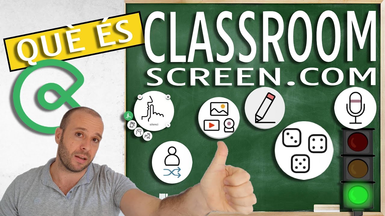 Què és Classroom screen - Pissarrra virtual - LlapisPunter- Vídeo tutorial [Català 2020] de Bendhora